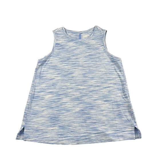 Lands' End Tops - Lands End Womens XXS Tank Top Polyester Modal Blue Space Dye Athletic Casual Gym